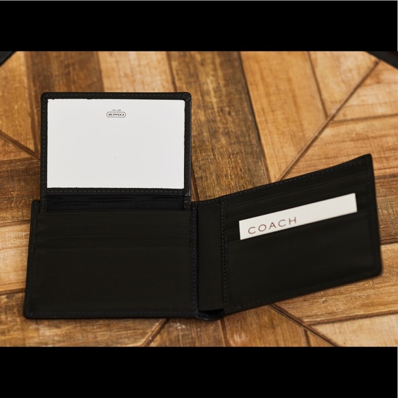 Men’s wallet Coach black NEW - Picture 9 of 11